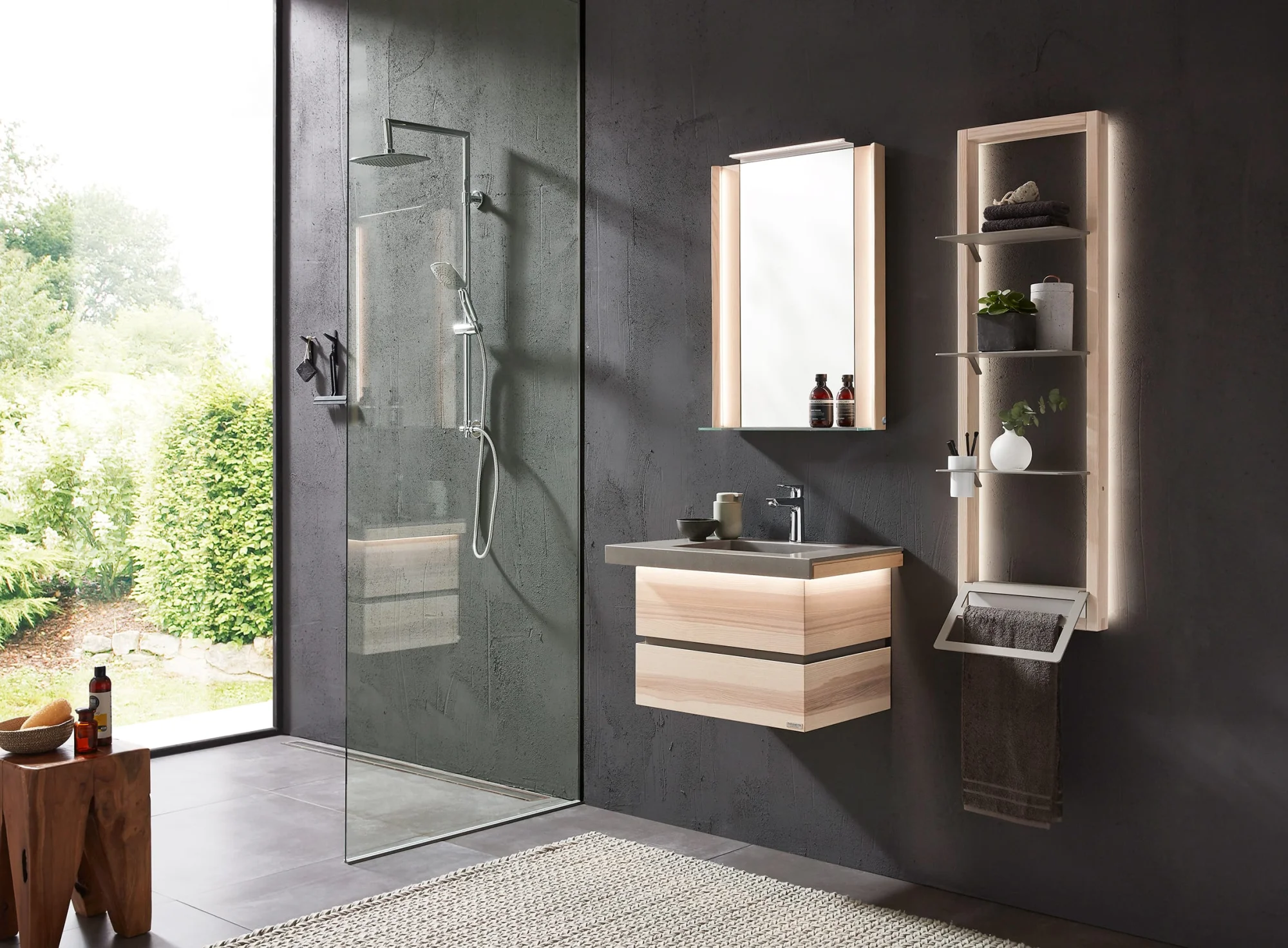 Thielemeyer Fresh Massivholz Badmöbelset 800362/801362 - Vorschlag 1 - 62 cm - Ansicht 3