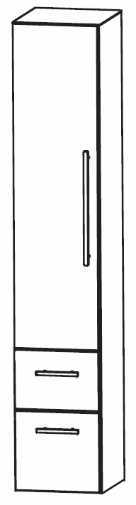 Puris Linea Hochschrank 30 cm HNA08305 - Ansicht 2