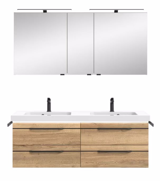 Pelipal Balto Badmöbel-Set - Doppelwaschplatz, 148 cm - Ansicht 2