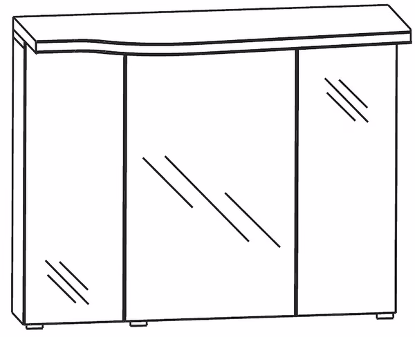 Spiegelschrank 90 cm SET43903R