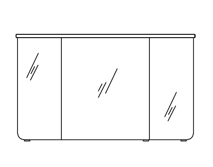 Pelipal Cassca Spiegelschrank 120 cm CS-SPS 02 - Ansicht 4