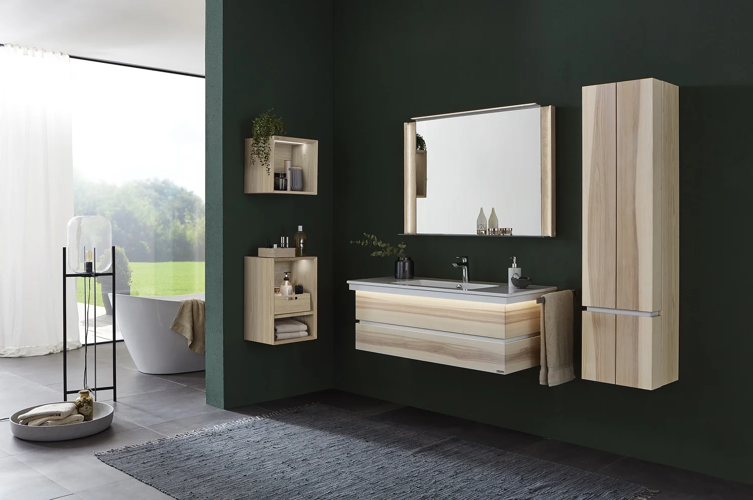 Thielemeyer Fresh Massivholz Badmöbelset 800070/801070 - Vorschlag 5 - 122 cm - Ansicht 6