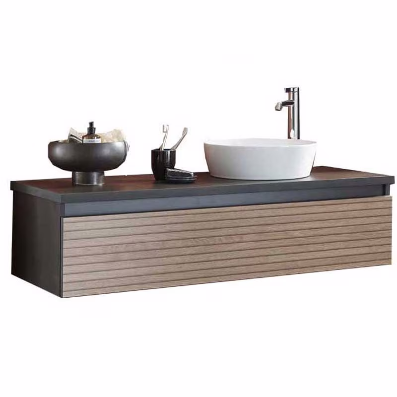Puris Vialli Waschtisch mit Unterschrank 120 cm breit - Becken rechts