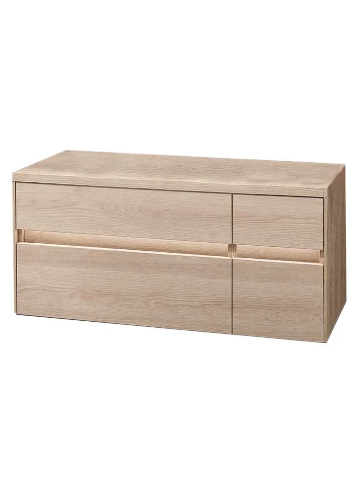 Puris Unique Waschtisch mit Unterschrank 102 cm - Ablagefläche links oder rechts - Ansicht 4
