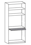 Ablageboden ausziehbar - inkl. Vollauszug - und Abdeckboden / nur für zweitürige Elemente / 97 cm