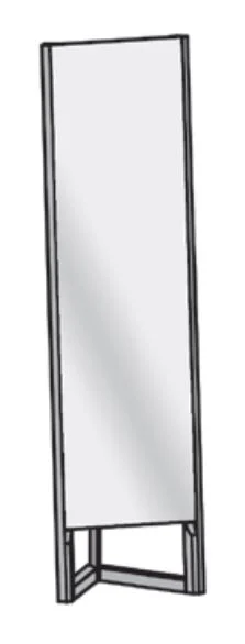 Thielemeyer Steel Standspiegel