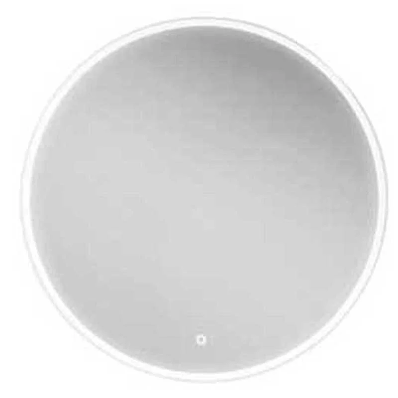 Puris Vialli Badspiegel 80 cm rund - mit Beleuchtung & Spiegelheizung