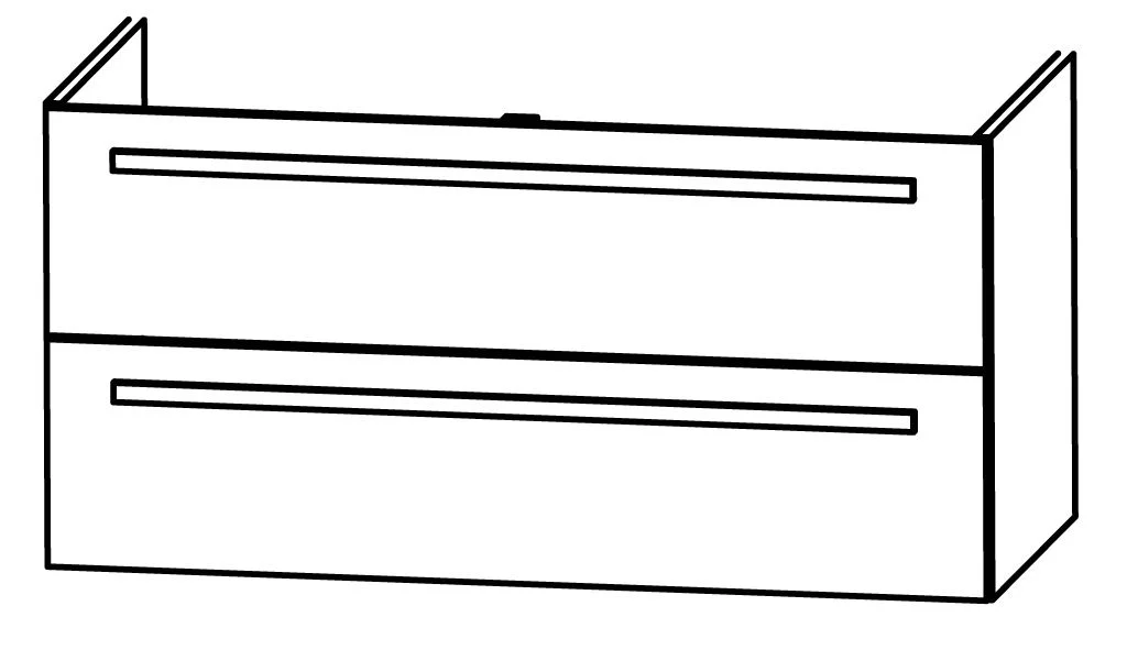 Puris Star Line Badmöbel Set 90 cm - Mineralgusswaschtisch - Ansicht 10