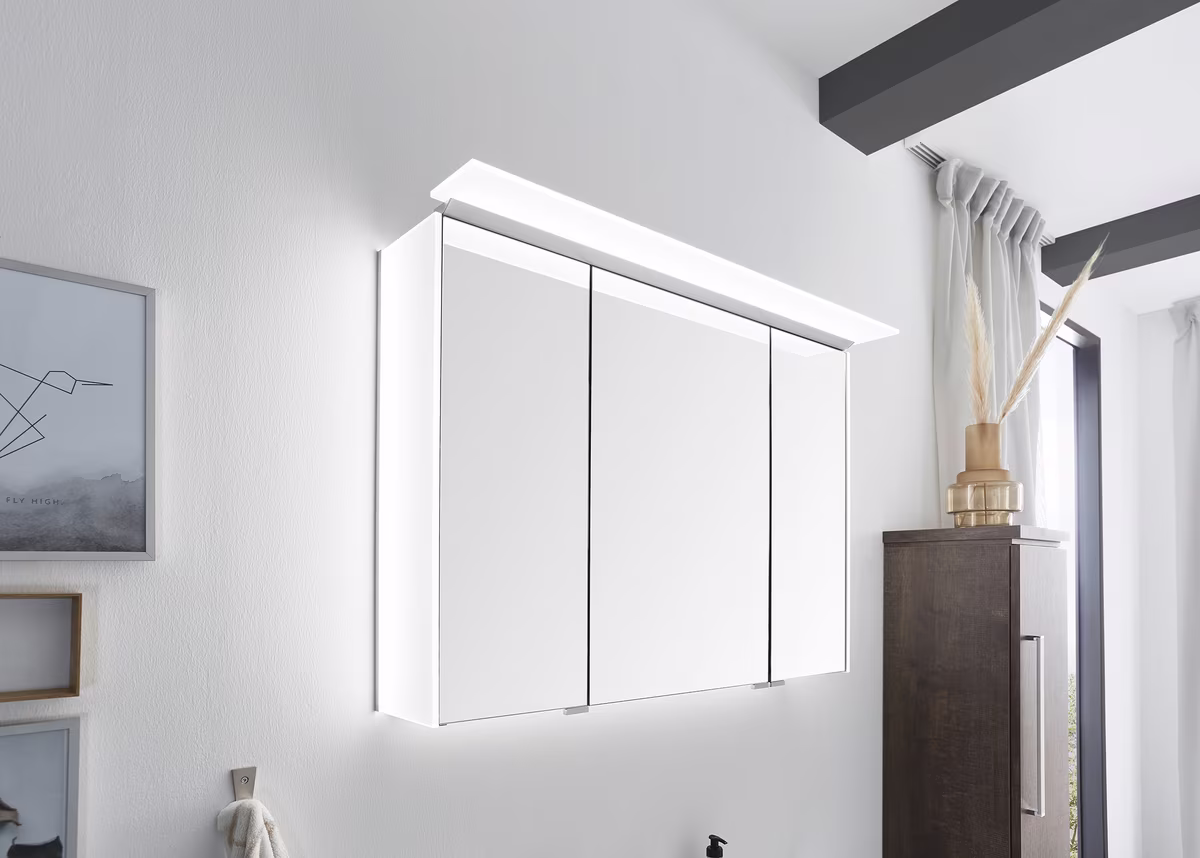 Puris Cool Line Badmöbelset 90 cm - mit Spiegelschrank Serie C - Ansicht 5