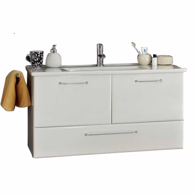 Pelipal Quickset 341 - Waschtischset 75 cm breit / Keramik, Glas oder Mineralmarmor