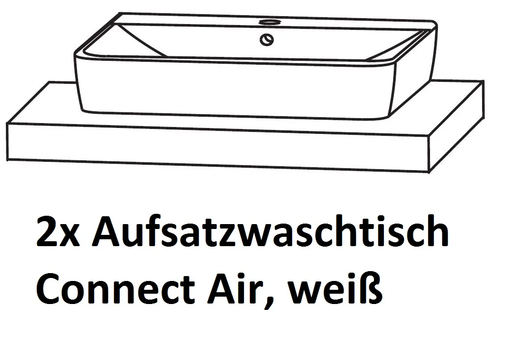 Puris Unique Badmöbel Set 172 cm breit mit Spiegelschrank - Ansicht 11