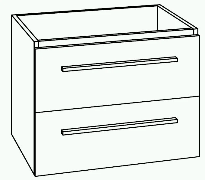 MARLIN 3060daily Waschplatz 60 cm - Keramik - Ansicht 8