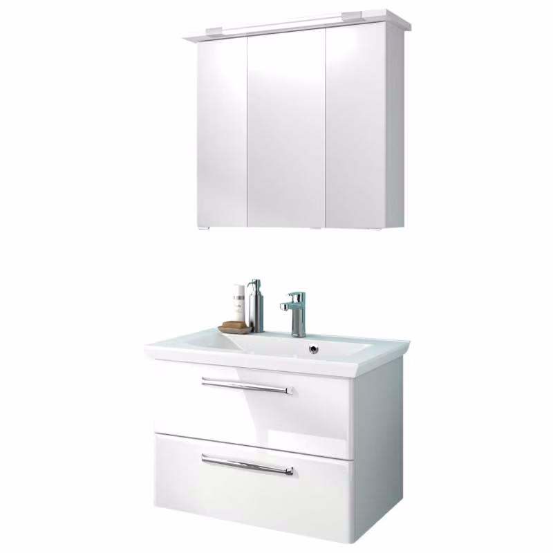 Pelipal TrenTino Badmöbel Set 80 cm - Konfigurator mit Spiegelschränke