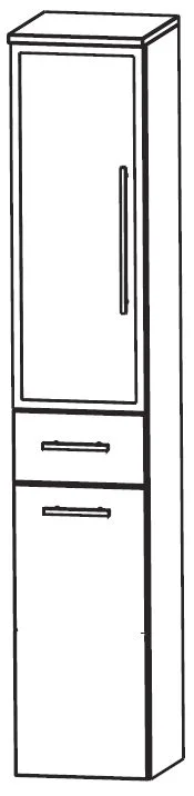 Puris Star Line Hochschrank 30 cm HNA053B7W - Ansicht 2