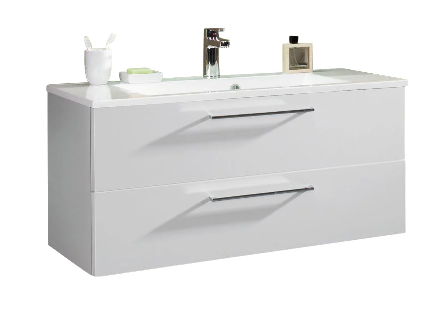 Puris Fresh Waschplatz 100 cm - Mineralguss oder Glas