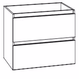 Waschtisch-Unterschrank 1 Schubkasten, 1 Auszug