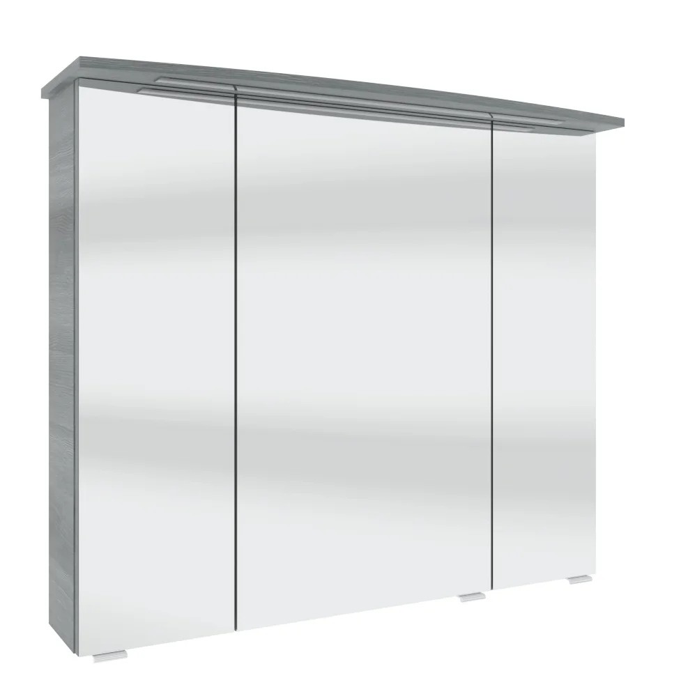 Pelipal 4010 Badmöbel Set inkl. Spiegelschrank mit Kranzbeleuchtung - 80 cm - Ansicht 7