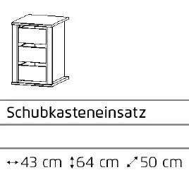 Rauch Orange Zubehör Schubkasteneinsatz 9S37- Breite 45