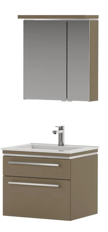 Puris Cool Line Waschtisch mit Unterschrank 62 cm breit - Keramik - Ansicht 3
