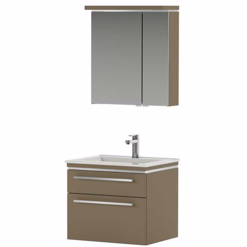 Puris Cool Line Badmöbelset 60 cm - mit Spiegelschrank Serie A