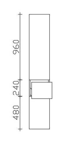 Pelipal Neutraler Hochschrank 2 Türen, 1 Auszug - Breitenvariabel