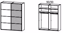 Variante 180 cm - Maße: 181x223x68 cm