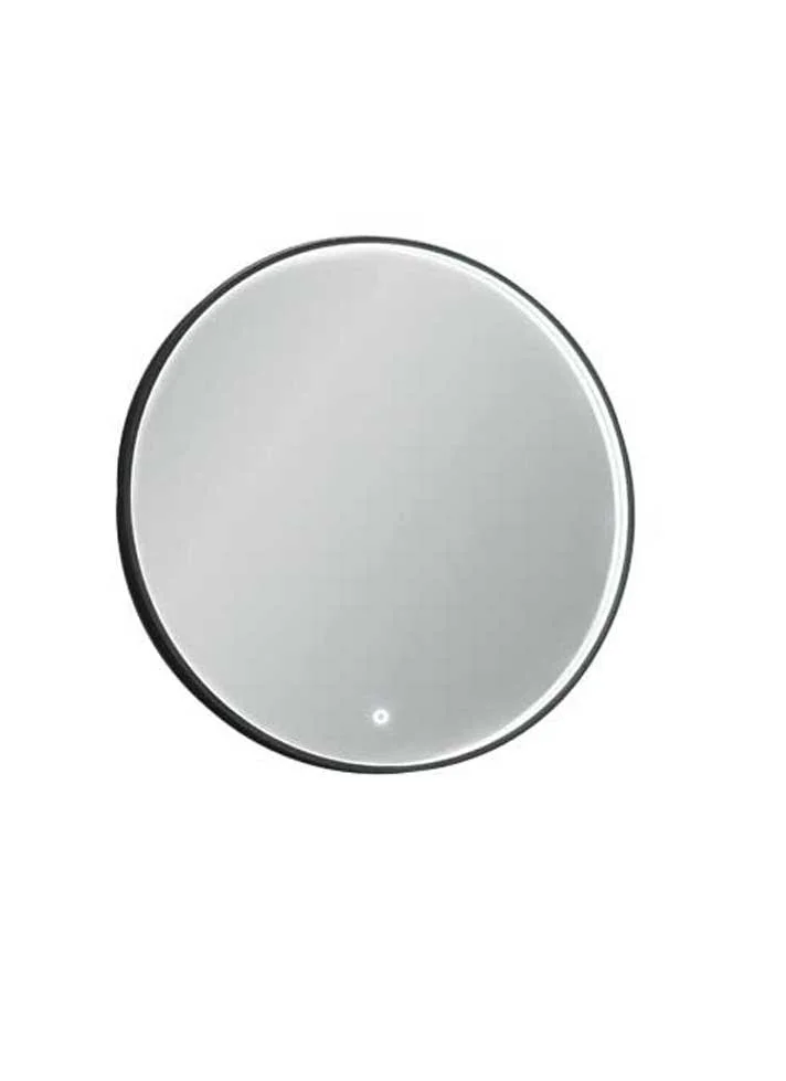 Puris Vialli Badspiegel 80 cm rund - mit Beleuchtung & Spiegelheizung