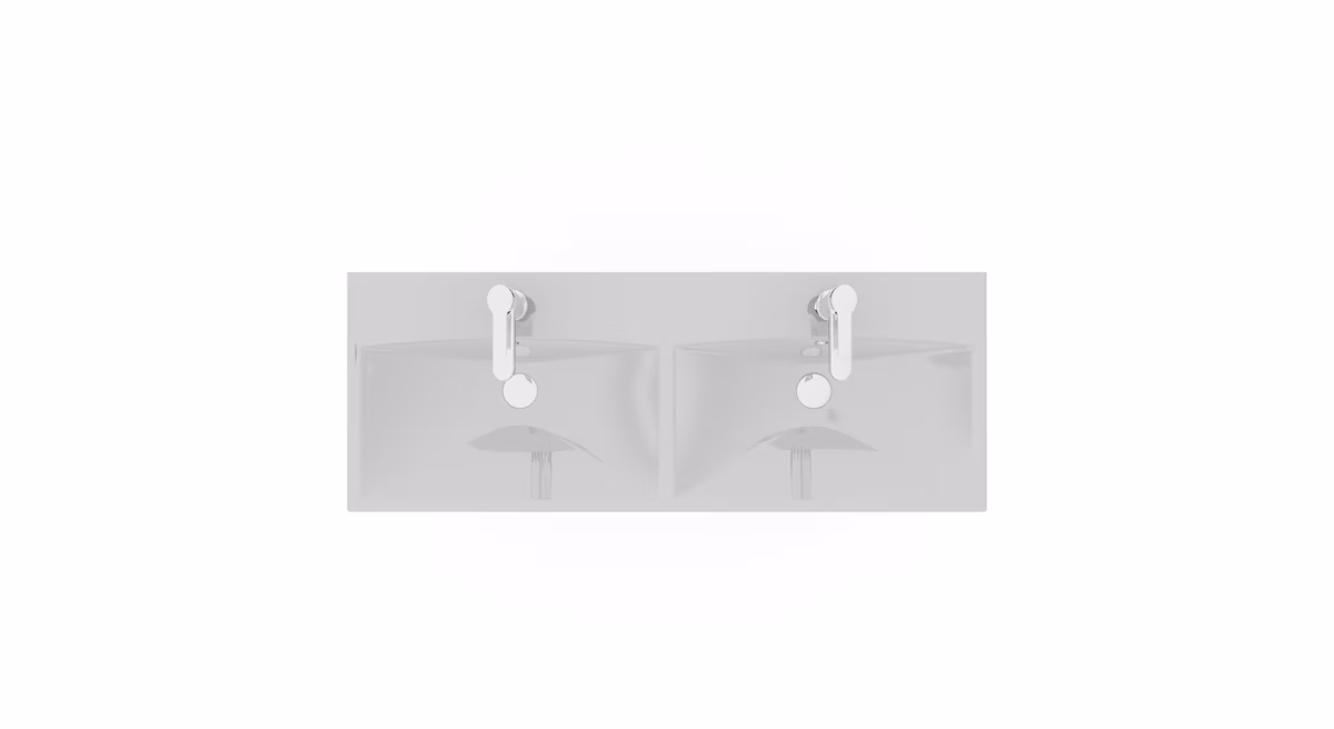 Pelipal 6090 Badmöbelset 120 cm - Doppelwaschbecken - Ansicht 12