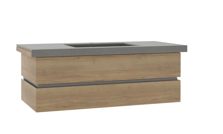 Thielemeyer Fresh Massivholz Badmöbelset 800489/801489 - Vorschlag 21 - 122 cm - Ansicht 6