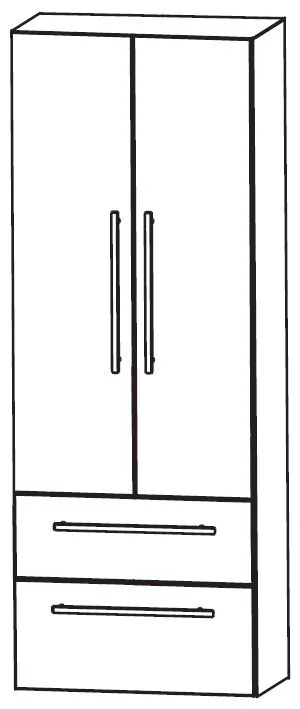 Puris Linea Hochschrank 60 cm HNA08605 - Ansicht 2
