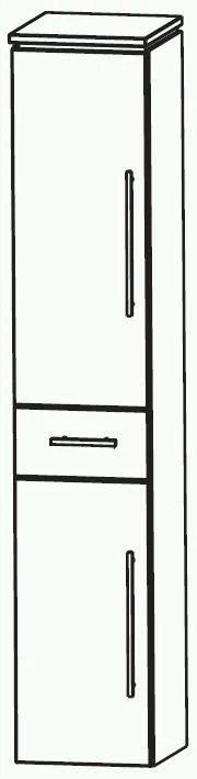 Puris Cool Line Hochschrank 40 cm HNA054A5M - Ansicht 2
