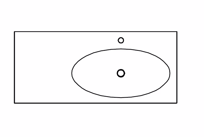 Pelipal 6010 Waschtisch mit Unterschrank 113 cm breit 2 Auszüge – Becken Rechts - Ansicht 7