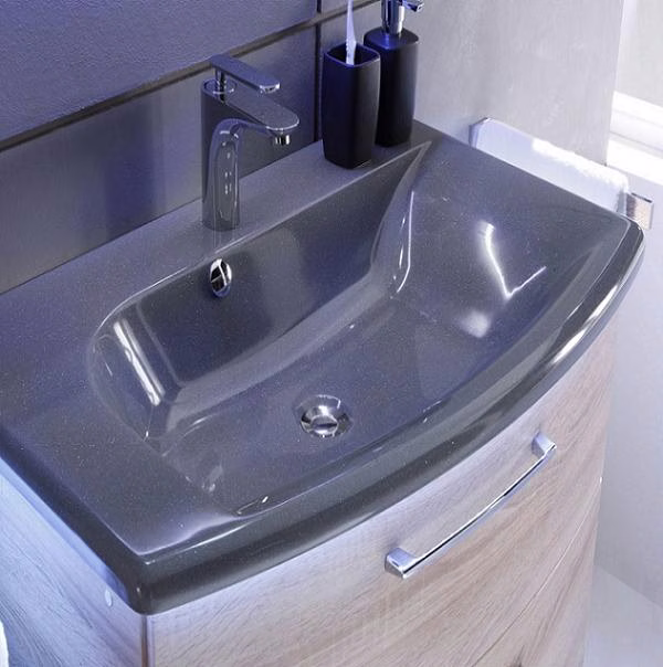 Mineralmarmor in Grau-Metallic (gm)