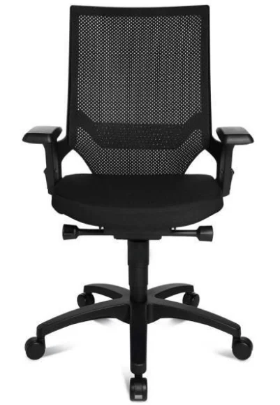 TopStar Bürostuhl Autosyncron 1 mit Armlehnen Fußkreuz Schwarz AU100A / AU130A