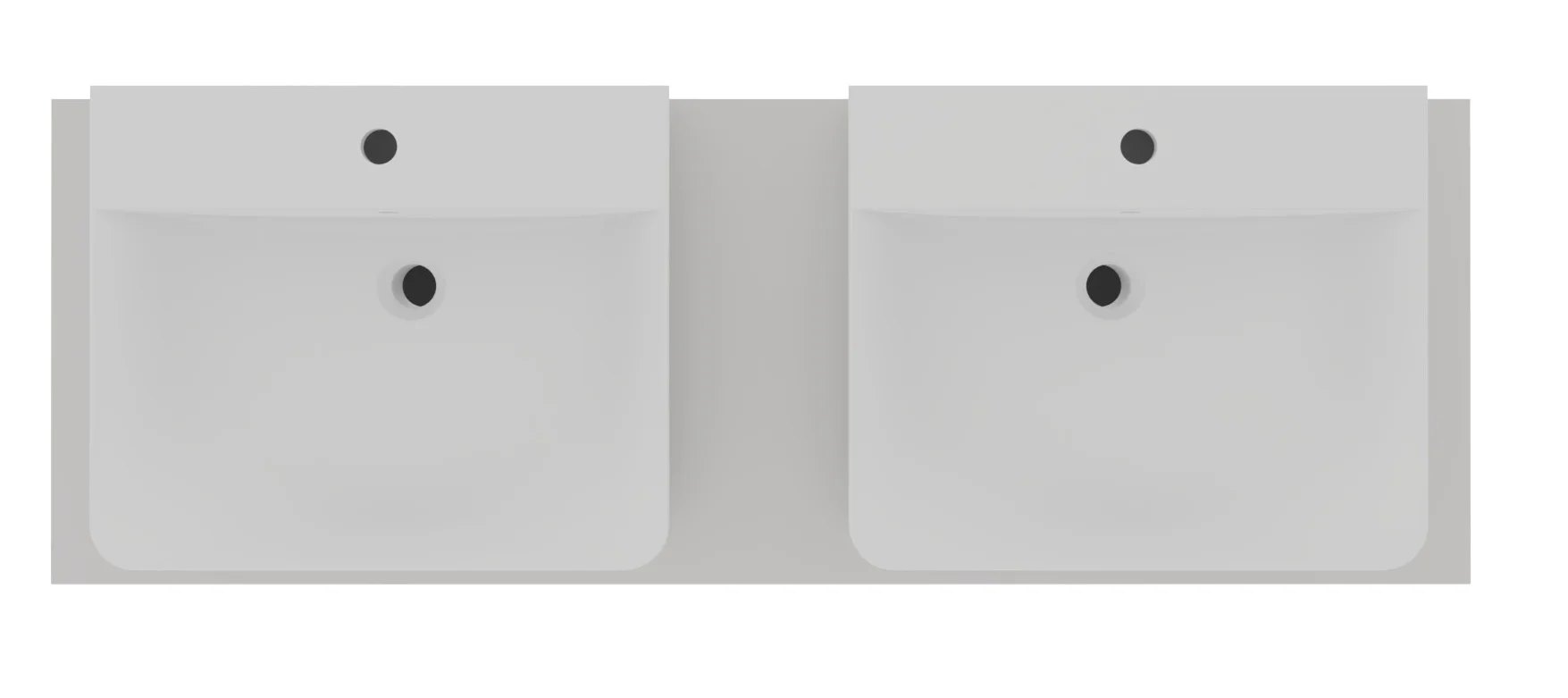 Puris Unique 2x Aufsatzwaschbecken Connect Air weiß IdealPlus - Sofort lieferbar - Ansicht 4