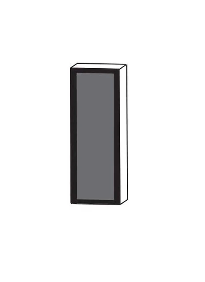 Puris Vialli Oberschrank 30 cm breit mit Rauchglas - OGA5132 L/R