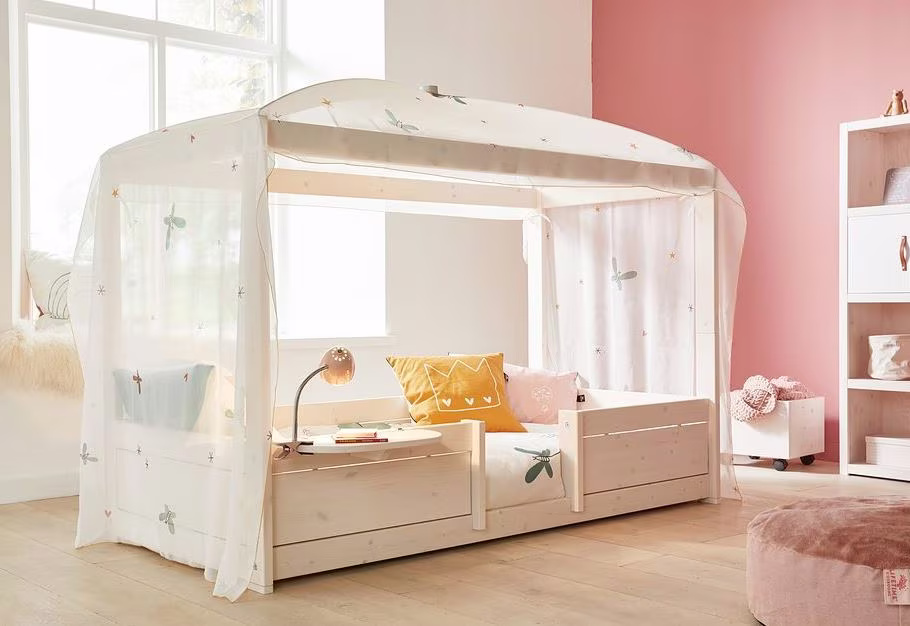 LIFETIME kidsrooms 4 in 1 Bett mit Himmeldach inkl. Deluxe Lattenrost - Ansicht 4