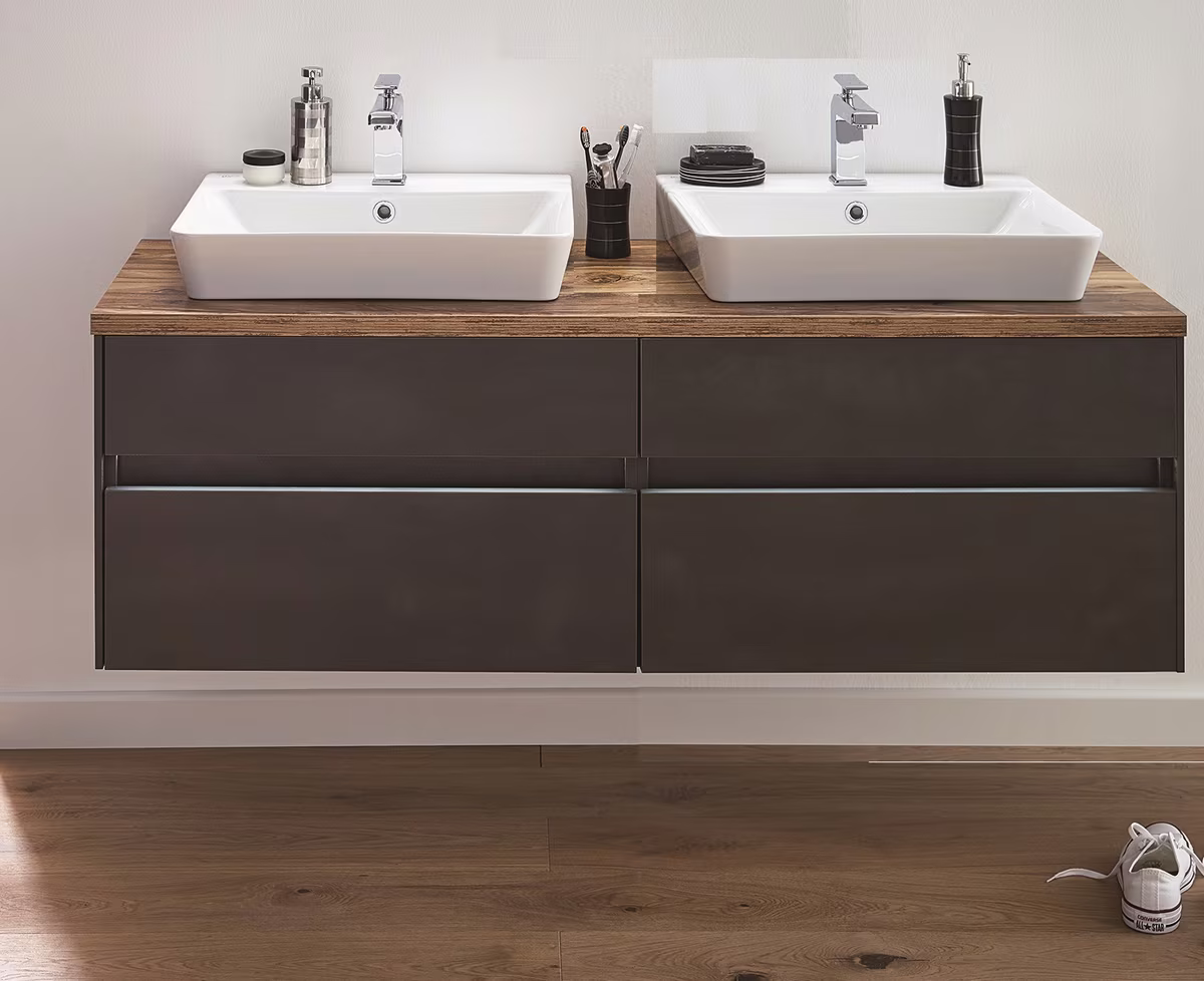 Puris Unique Waschtisch mit Unterschrank  142 cm breit