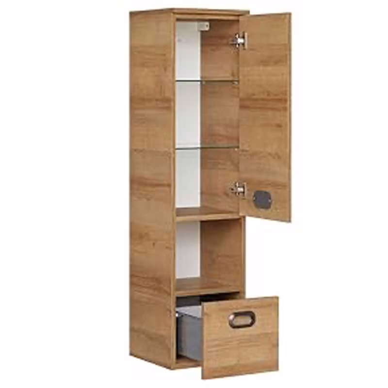Pelipal Quickset 353 - Mittelschrank - 1 Türe, 1 Nische, 1 Schubkasten / 30 cm breit