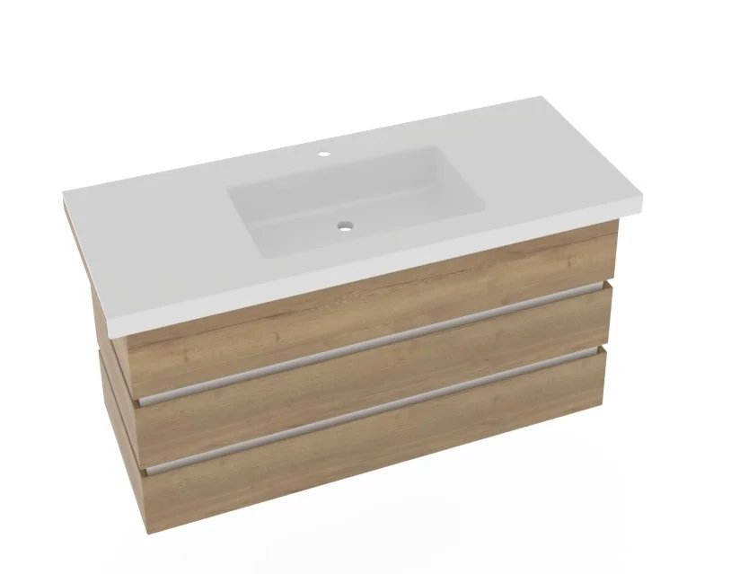 Thielemeyer Fresh Massivholz Badmöbelset 800460/801460 - Vorschlag 24 - 122 cm - Ansicht 10