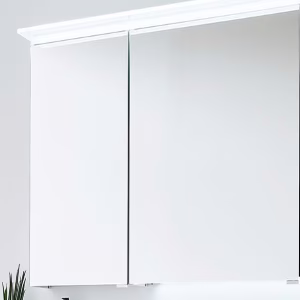 große Spiegeltüre = rechts