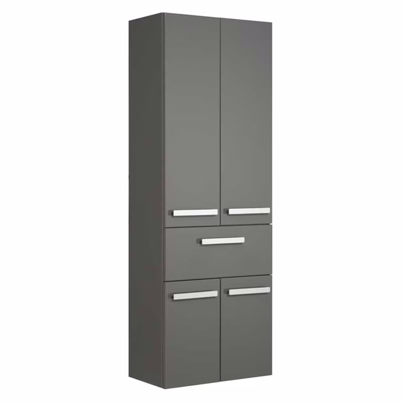 Pelipal 4005 Hochschrank 60 cm - 2 Türen, 1 Auszug, 2 Wäschekippen