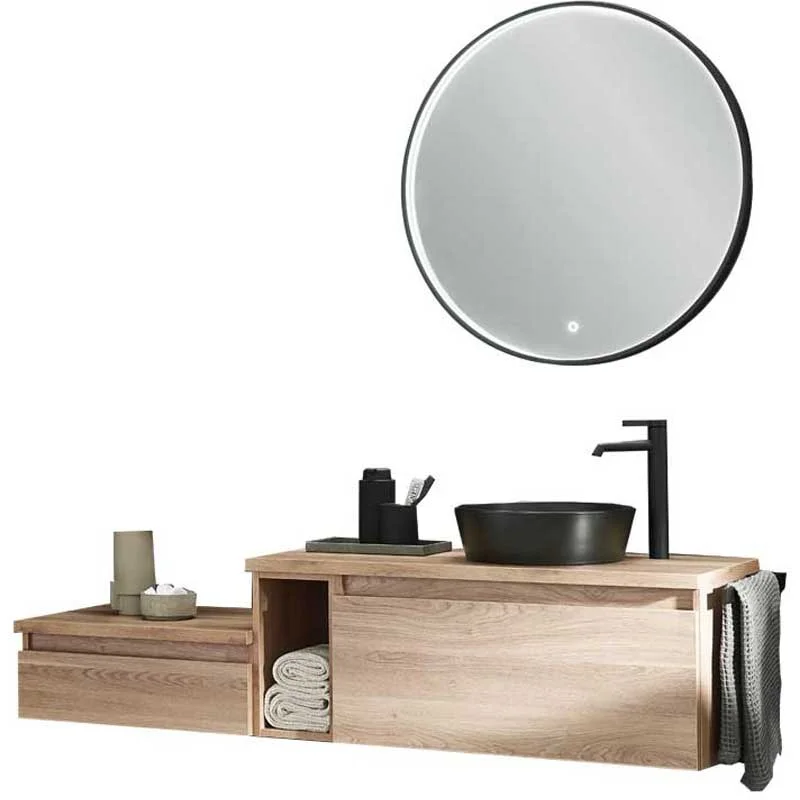 Puris Vialli Badmöbel Set 160 cm breit - Becken rechts