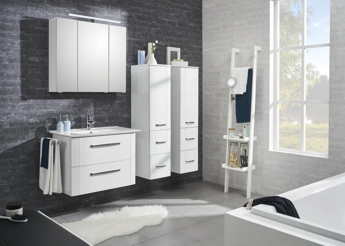 Pelipal 3006 Waschplatz 80 cm breit - Keramik eckig - Ansicht 6