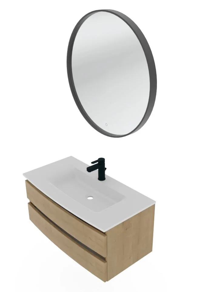 Puris Vora Badmöbelset - 90 cm - Ansicht 4