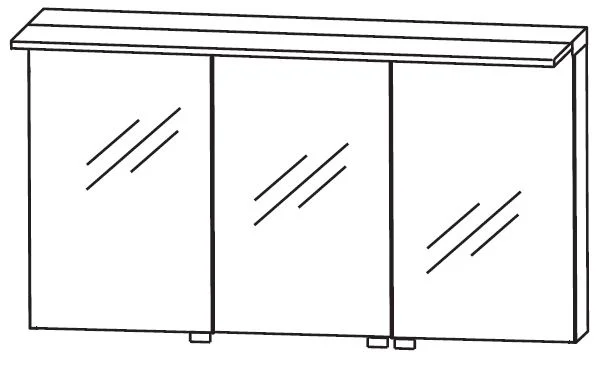 Puris Star Line Badmöbel Set 140 cm - Einzelwaschtisch - Set 2 - Ansicht 7