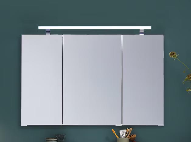 Puris Fresh Badmöbelset mit Doppelwaschtisch 120 cm - Serie A - Ansicht 8