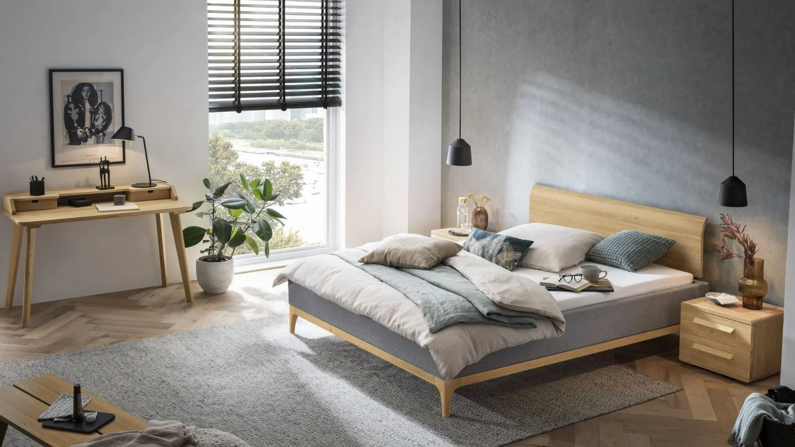 Hasena Silenzio 23 Bett, Vola Kopfteil - Ansicht 2