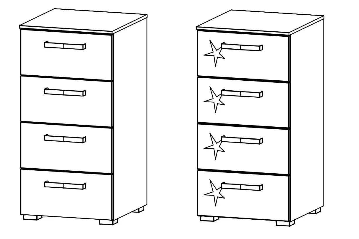 Rauch Select Mavi Extra / Kommoden-Varianten 81 cm hoch