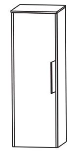 Puris d.light Bad-Highboard 32,2 cm breit HBA513A D L/R - Ansicht 2